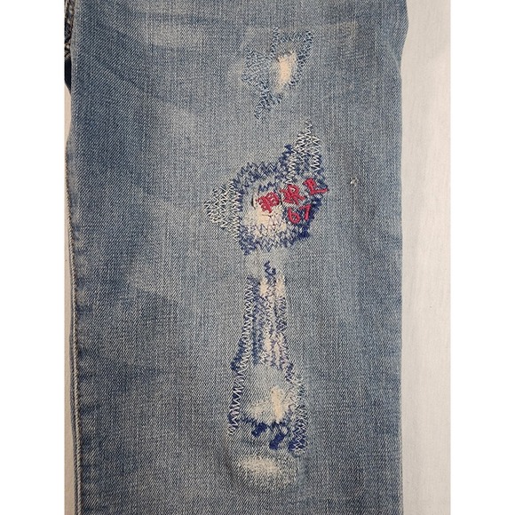 Polo Ralph Lauren Y2K The Chrystie Kick Flare Patchwork Crop 16 Size 16 Girls - Picture 15 of 16